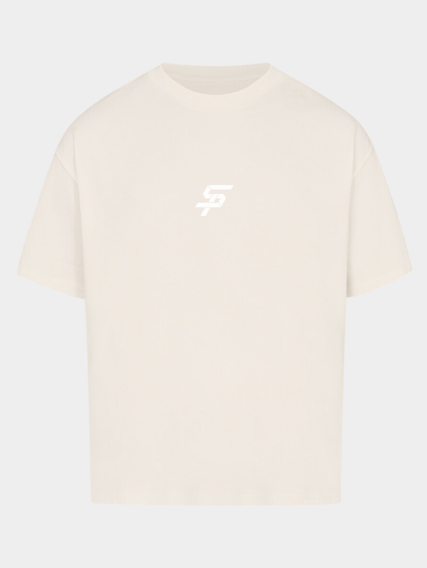 LOGO TEE NATURAL RAW
