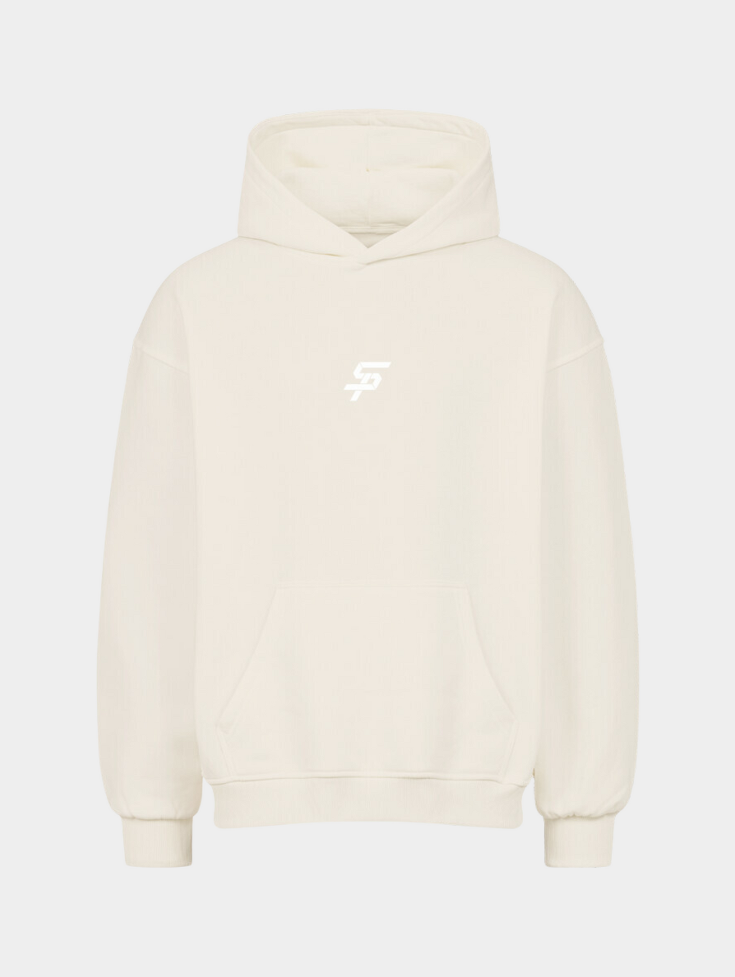 LOGO HOODIE NATURAL RAW