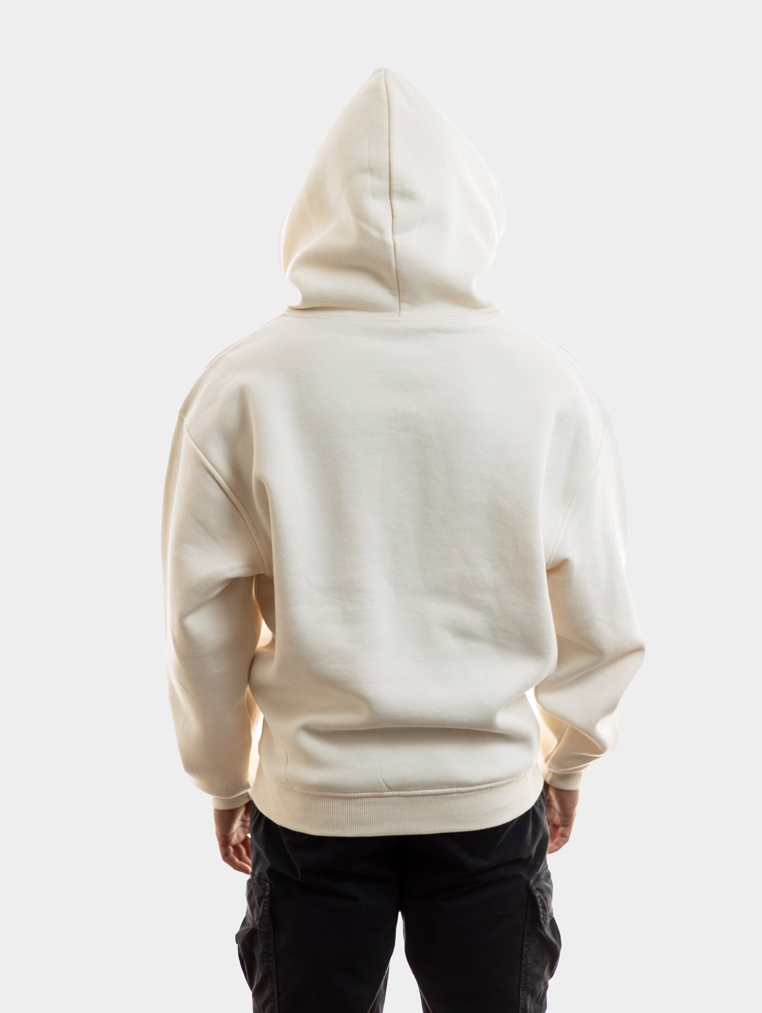 LOGO HOODIE NATURAL RAW - Spike Streetwear